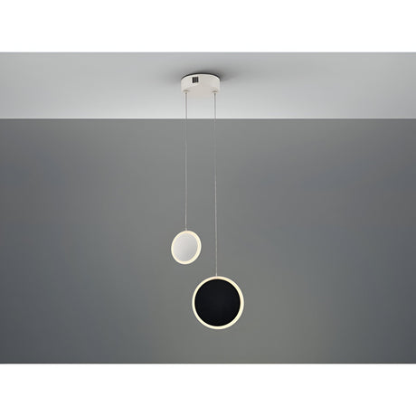 Duo 2 Light LED Cluster Pendant 9W 3000W - Black/White