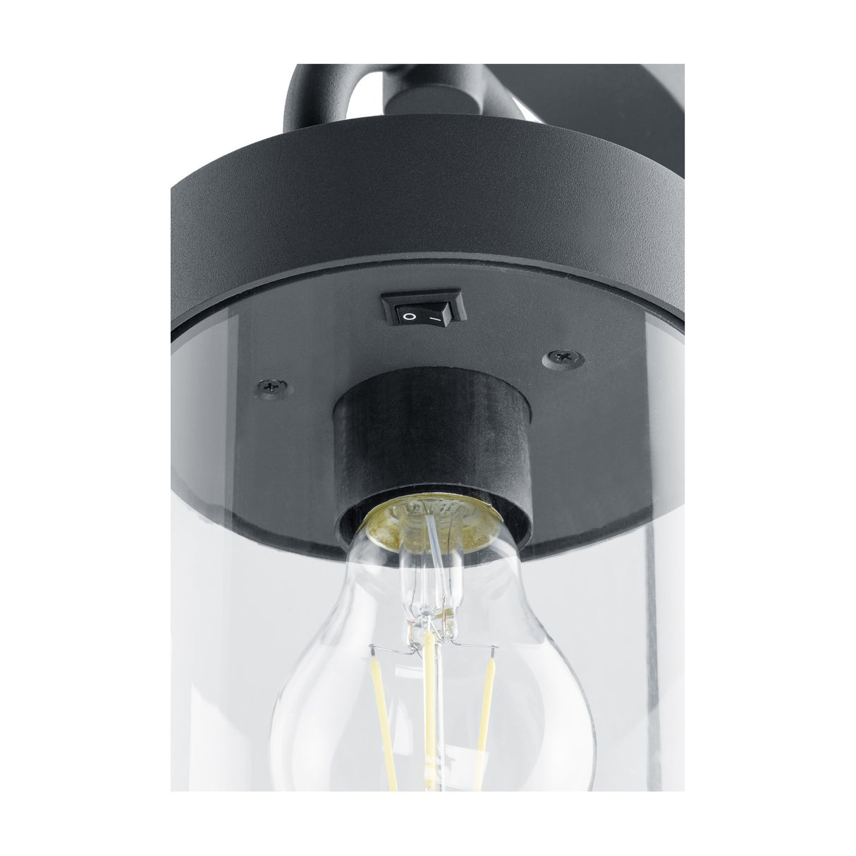 Sambesi Lantern 100cm Outdoor Lamp Post – Anthracite