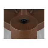Sambesi 3 Light Lantern Outdoor Lamp Post – Rust