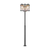 Sambesi 3 Light Lantern Outdoor Lamp Post – Anthracite