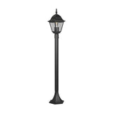 Livenza Lantern 100cm Outdoor Lamp Post – Matt Black