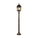 Volturno Lantern 100cm Outdoor Lamp Post – Antique Rust