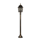 Volturno Lantern 100cm Outdoor Lamp Post – Antique Rust