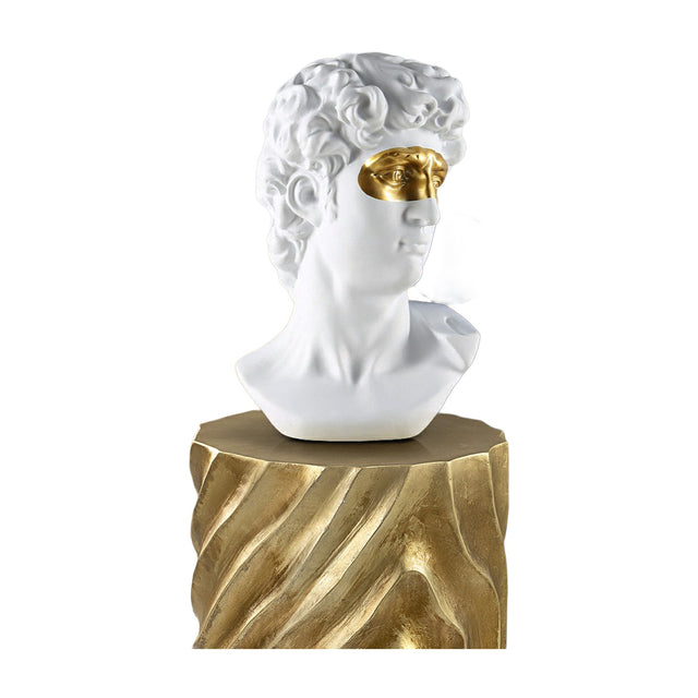 David Sculpture - White and Gold