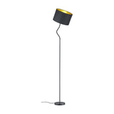 Hostel Fabric Floor Lamp – Matt Black