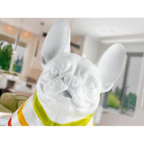 Frenchi White Striped French Bulldog Figurine - 40cm