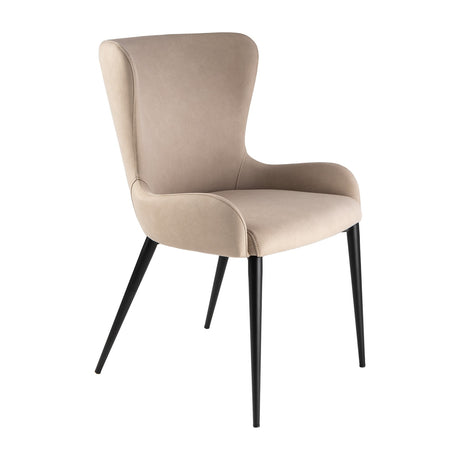 Telma Dining Chair - Black and Beige