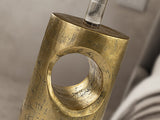 Hole Side Table - Gold