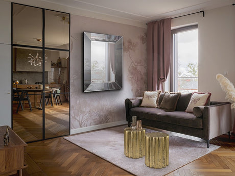 Estriada Side Table - Gold
