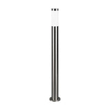Trioto Outdoor Lamp Post – Satin Nickel