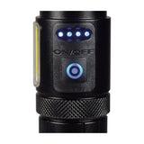 Mercury Rechargeable LED Torch with Side Lamp