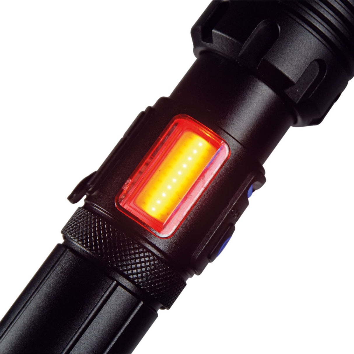Mercury Rechargeable LED Torch with Side Lamp