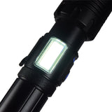 Mercury Rechargeable LED Torch with Side Lamp