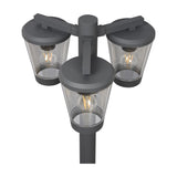 Cavado 3 Light Lantern Outdoor Lamp Post – Anthracite