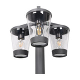 Cavado 3 Light Lantern Outdoor Lamp Post – Anthracite
