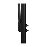 Burton 2 Light Fabric Floor Lamp – Matt Black