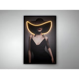 Pamela Silhouette Canvas LED Painting - 80x120cm