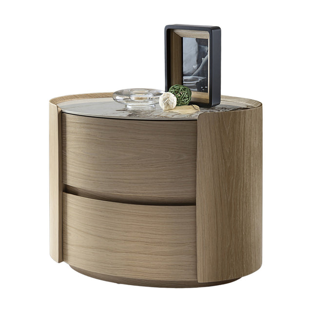 Enoc Bedside Table - Light Oak