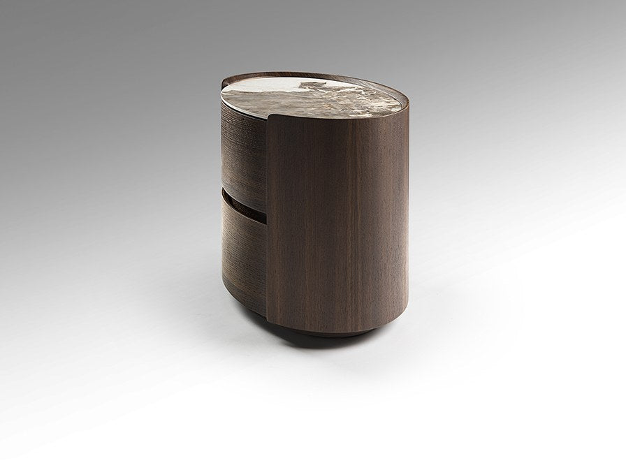 Enoc Bedside Table - Dark Oak