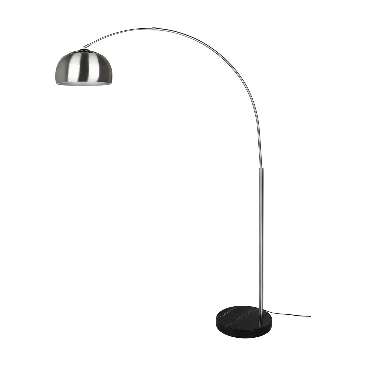 Argentina Arched Floor Lamp – Satin Nickel