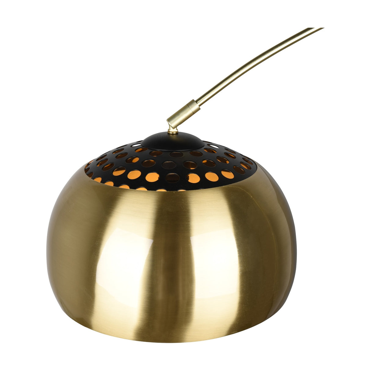 Argentina Arched Floor Lamp – Satin Brass