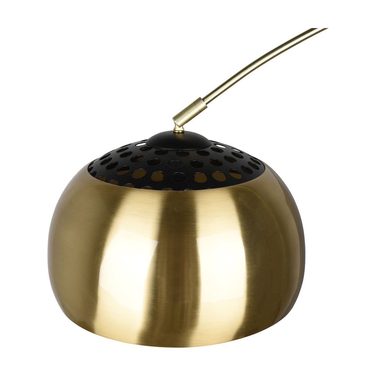 Argentina Arched Floor Lamp – Satin Brass