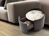 Iza Bedside Table - Black