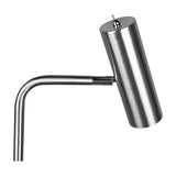 Marley Tube Floor Lamp – Satin Nickel
