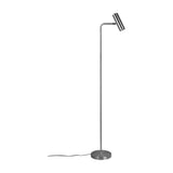 Marley Tube Floor Lamp – Satin Nickel