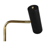 Marley Tube Floor Lamp – Satin Brass