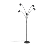 Marley 5 Light Floor Lamp – Matt Black