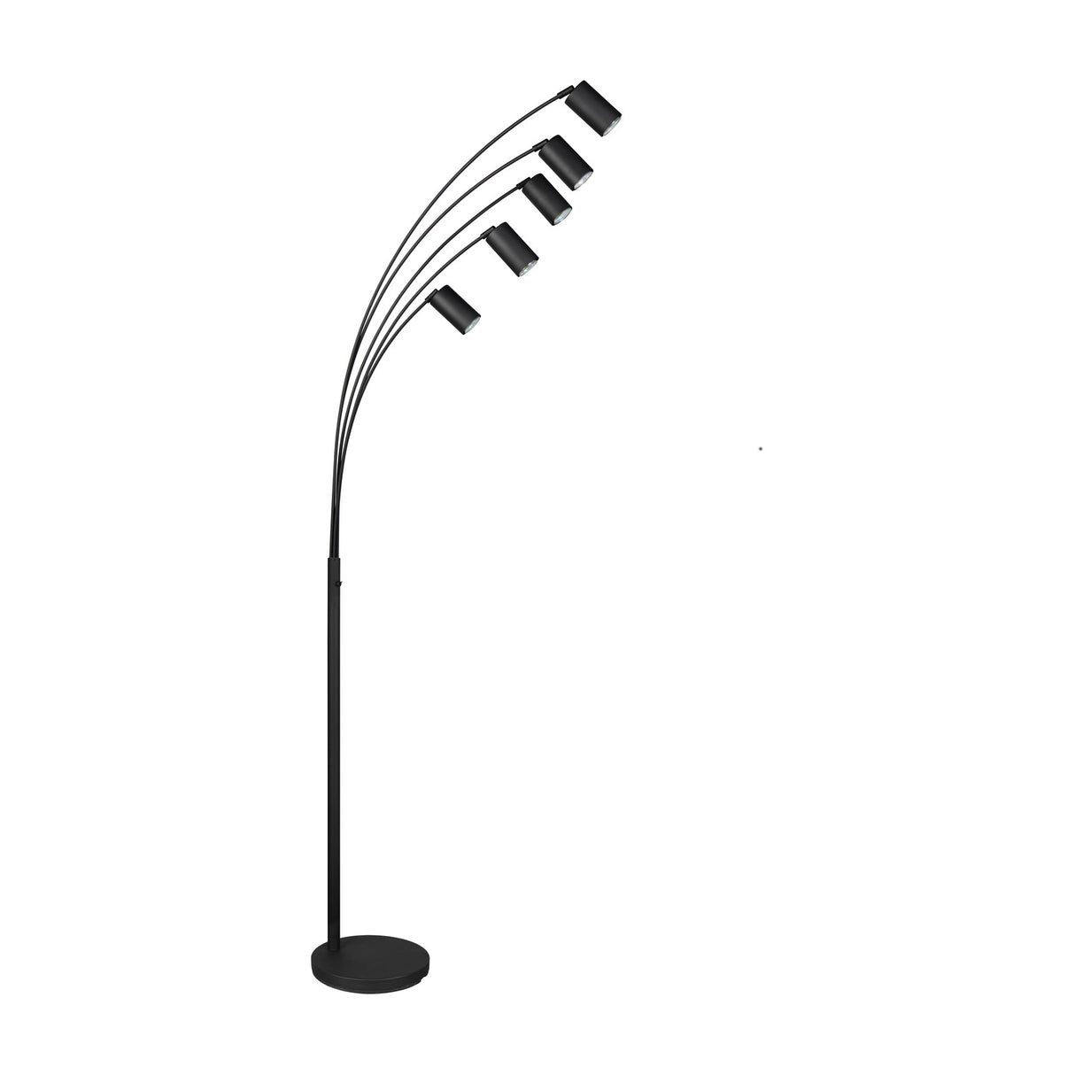 Marley 5 Light Floor Lamp – Matt Black