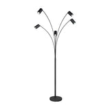Marley 5 Light Floor Lamp – Matt Black