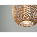 Micron Dimmable LED Pendant Light 5W 3000K - Chrome/Gold