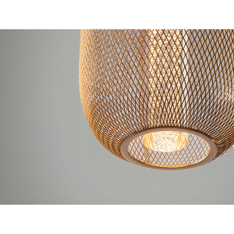 Micron Dimmable LED Pendant Light 5W 3000K - Chrome/Gold