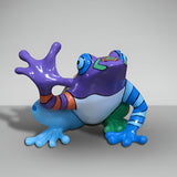 Ranita Multicolour Hand-Painted Frog Figurine - 32cm