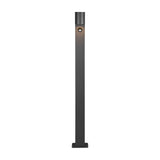 Roya 100cm PIR Outdoor Lamp Post – Anthracite