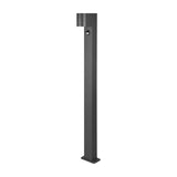 Roya 100cm PIR Outdoor Lamp Post – Anthracite