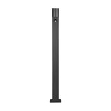 Roya 100cm PIR Outdoor Lamp Post – Anthracite