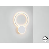Omnio Dimmable LED Round Wall Light 43W 3000k - White