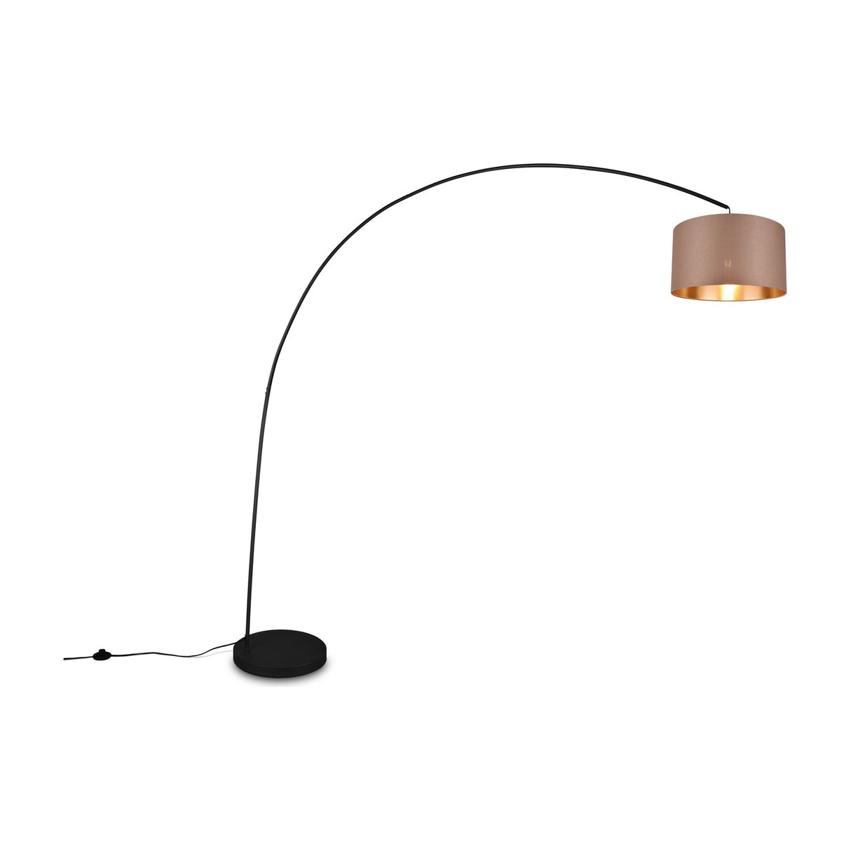 Mansur Arched Floor Lamp – Matt Black