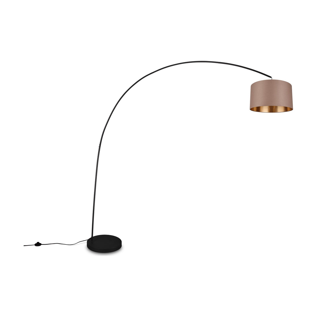 Mansur Arched Floor Lamp – Matt Black