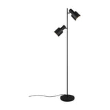 Agudo 2 Light Floor Lamp – Matt Black
