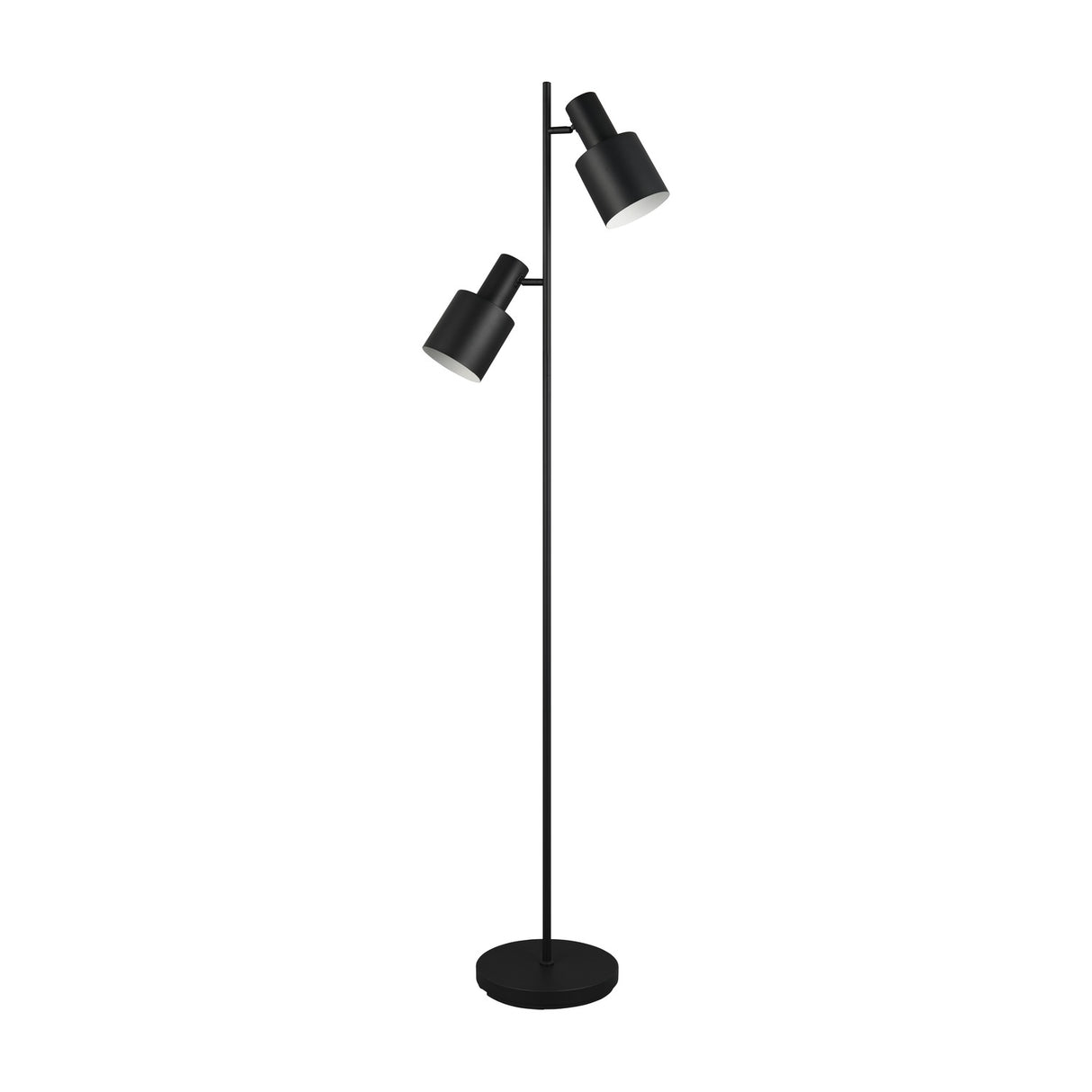 Agudo 2 Light Floor Lamp – Matt Black