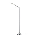Filigran LED Glass Floor Lamp – Satin Nickel
