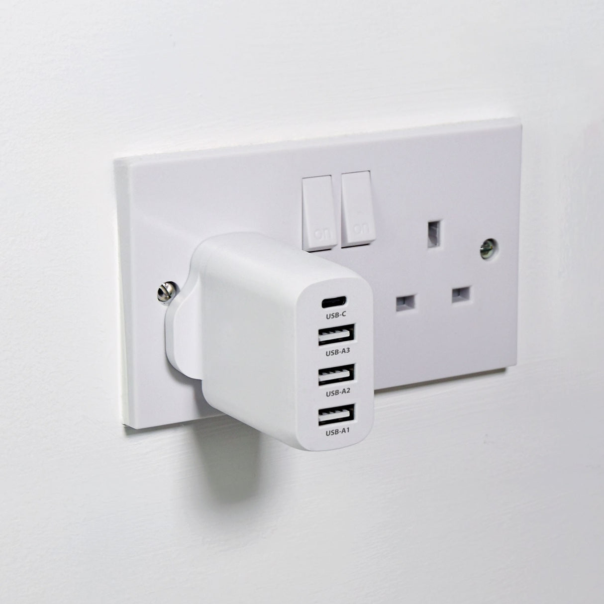 Mercury 35W USB-C & 3x USB-A Mains Charger