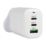 Mercury 65W GaN USB-A & 2x USB-C Travel Charger