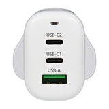Mercury 65W GaN USB-A & 2x USB-C Travel Charger