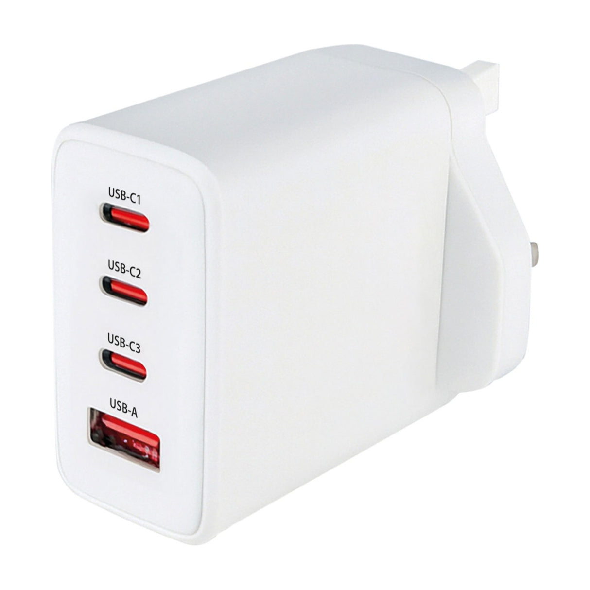 Mercury 65W GaN Charger with 3x USB-C and 1x USB-A