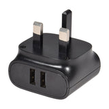 Mercury Dual USB Mains Charger 2.4A Plug